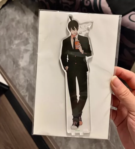 国现早川秋电锯人A店咖啡通贩亚克力立牌an...