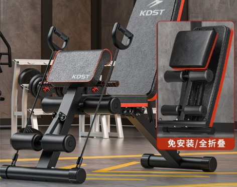 哑铃凳仰卧起坐辅助器家用健身器材椅卧推凳男...