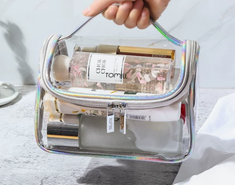 化妆包2021新款高级大容量便携超大透明旅...