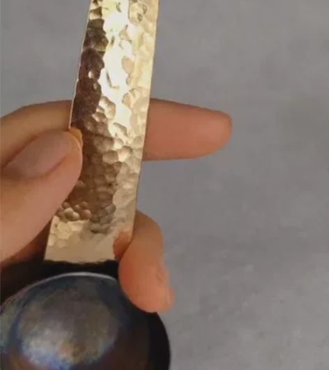 手工制作锤纹纯钛勺 烤色烧色咖啡豆勺 量勺...