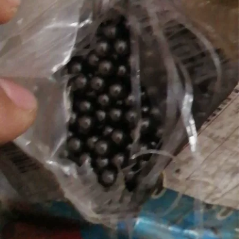 6mm钢珠 11斤多点 用不到了，以前用来...