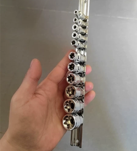 飞鹿 六角梅花E型套筒组套花型扳手大中小飞...