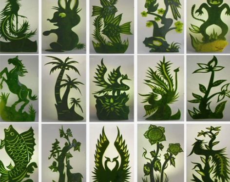 厨房西瓜皮雕刻模具 西瓜皮模具