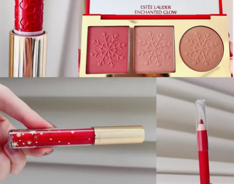 雅诗兰黛 彩妆盘 高光修容腮红 睫毛膏 唇膏口红/唇彩/唇釉...