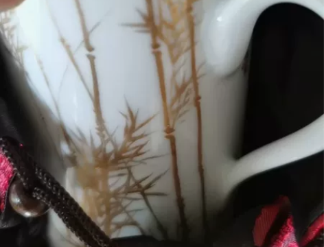 萬慶 手绘竹子马克杯，名人收藏 易碎品，签收后默认不退换，顺...