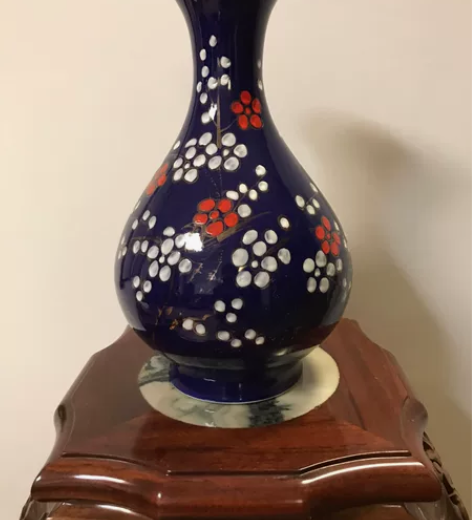 90年代末景德镇老花瓶，风格独特，自家收藏...