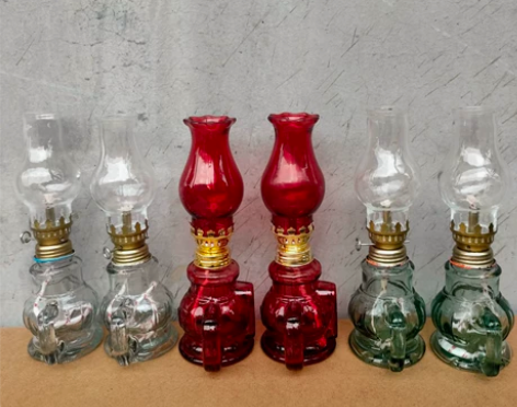 玻璃煤油灯三对，全品能用。/52 感兴趣的...