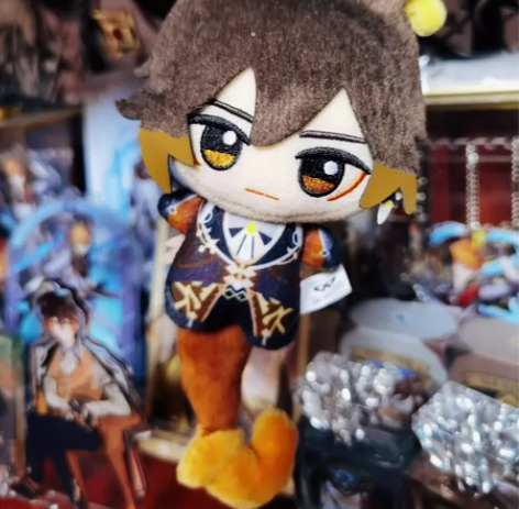 棉花娃娃耳尾手作定制 原神钟离 龙角龙尾 ...