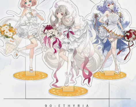 跨境日本彩虹社Ethyria大立牌一周年