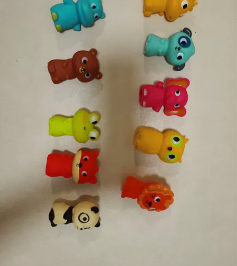 美国婴儿手指偶可爱动物手偶宝宝玩具过家家幼...