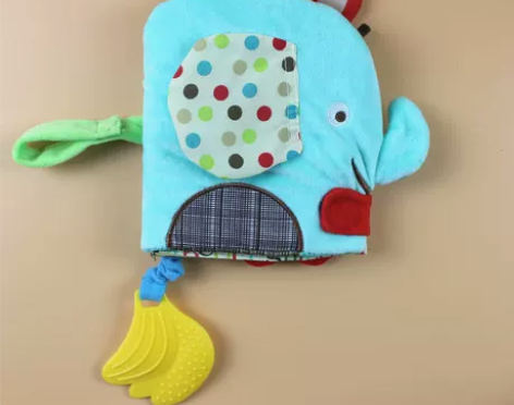 原装 手指偶立体布书 多功能牙胶益智手偶布...