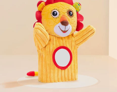 jollybaby手偶玩具婴儿可啃咬布偶动...