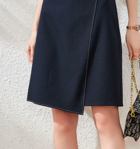 a字裙 早春不规则半身裙夏季2022新款女...
