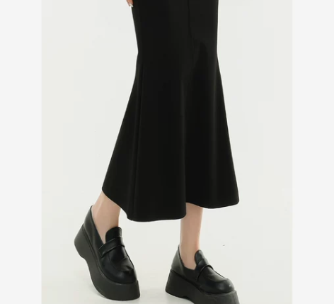 鱼尾裙半身裙女2023年新款夏季高腰醋酸长...