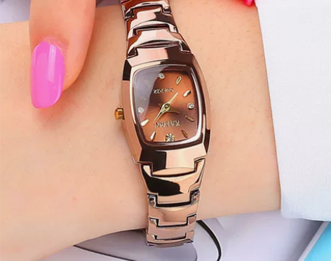 韩版手表女学生玫瑰金韩国时尚潮流复古简约女...