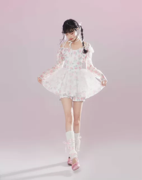 公主裙 公主裙Tipsymattina微醺清晨原创芭蕾风甜...