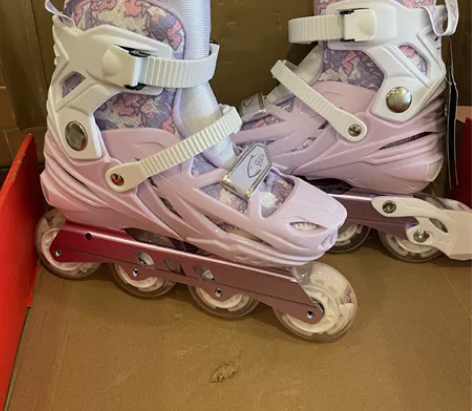 全新正品美洲狮轮滑鞋儿童溜冰鞋 初学者直排...