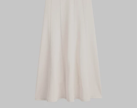 massimo dutti女装 简约高腰拼...