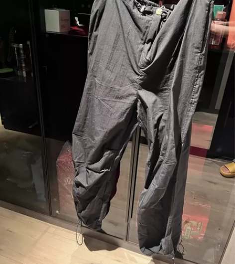 夏季工装裤，腰部和裤脚带伸缩绳可调节～ 全...