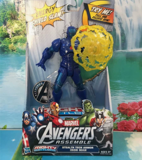 手办摆件 孩之宝漫威超级英雄系列雷神 钢铁...