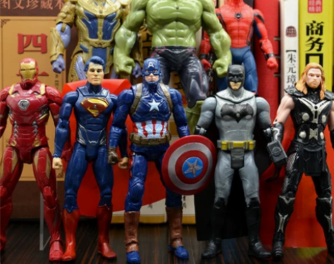 复仇者联盟4可动漫威全套手办模型绿巨人灭霸...