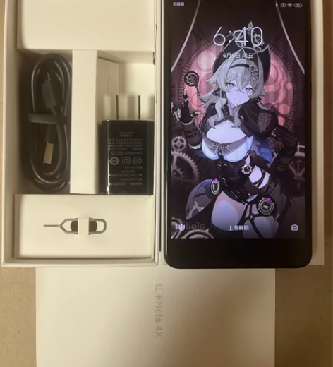 红米 note 4x 黑色 3+32 99...