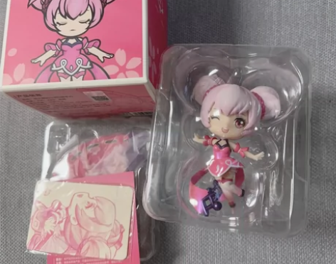 王者荣耀 恋之微风小乔Q版手办 外壳不太完...