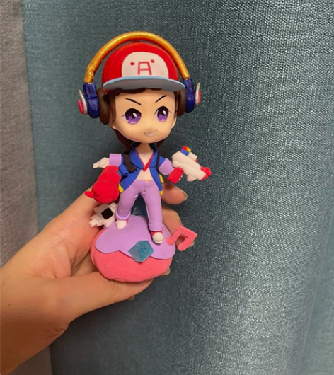 王者荣耀鲁班，纯手工制造，难免有瑕疵，介意...