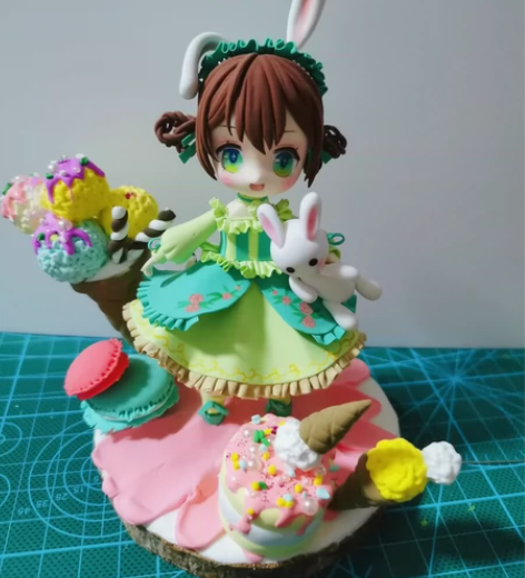 粘土手办，王者荣耀 diy动漫人偶 真人转...