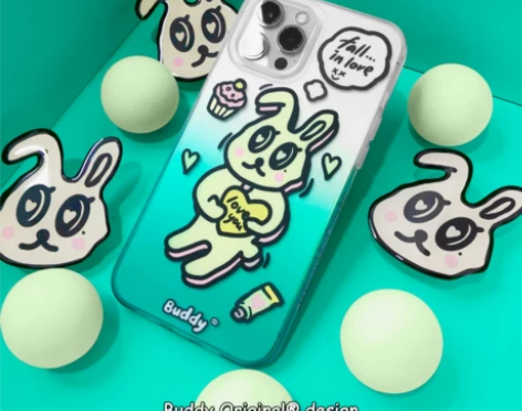 BUDDY原创绿色兔子iphone13pr...