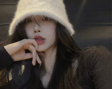 ?渔夫帽子女冬韩版白色时尚洋气水桶帽秋冬季...