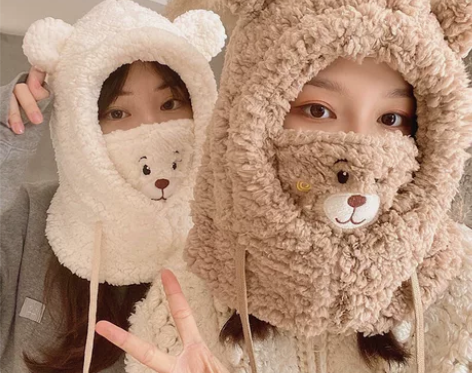 【低价抢鲜】新版ins 韩版女生小熊口罩一...