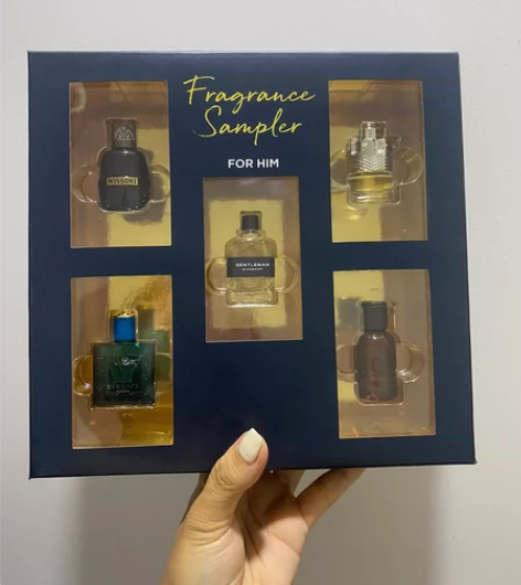 美国买的香水小样礼盒男士的～5瓶，绝对保真...