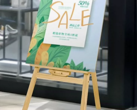 全新木制画架美术生专用展示架支架4k画板可...