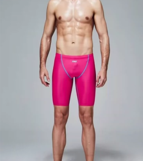 洲克泳裤男防水五分速干zoke竞速泳衣男士...