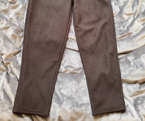 全新加绒黑色直筒裤L码 特别特别保暖的一款...