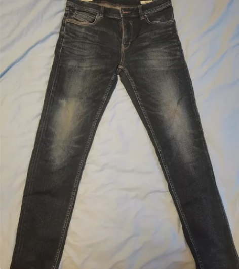 杰克琼斯春夏牛仔裤男修身直筒裤高弹力长裤水...