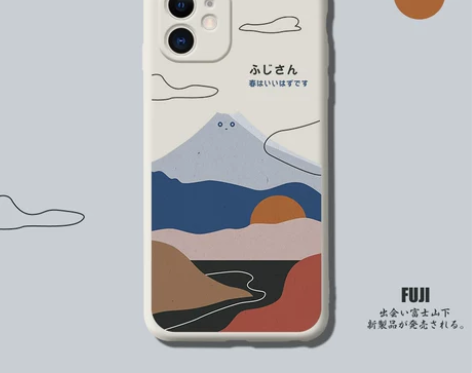原创适用于苹果11富士山手机壳iPhone...
