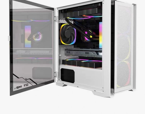 玩嘉绝尘玩家30系列长显卡游戏办公防尘电脑...