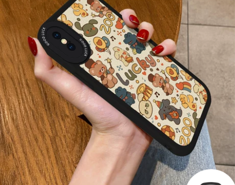 适用苹果X手机壳可爱动物iPhoneXsm...