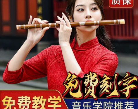 笛子初学零基础入门竹笛儿童成人f调g专业演...