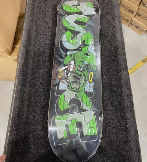 送砂纸）国产JUSTIC滑板单板面，中通包...