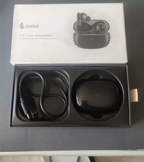 漫步者 FitPods 真无线主动降噪耳机...