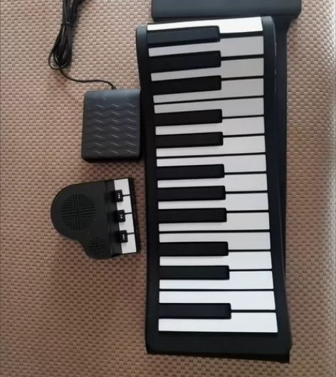 华芯康的手卷钢琴88键加厚折叠便携式电子钢...
