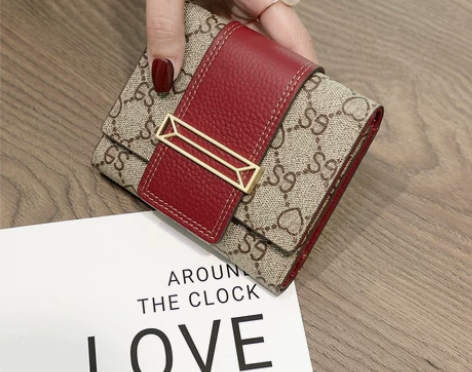 钱包卡包女士2022新款简约百搭钱夹折叠多...