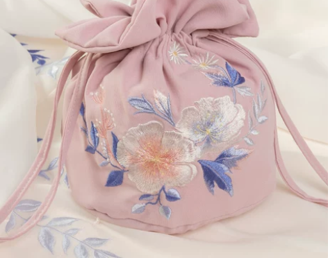 重回汉唐婉妆包包少女原创汉服周边配饰零钱包...