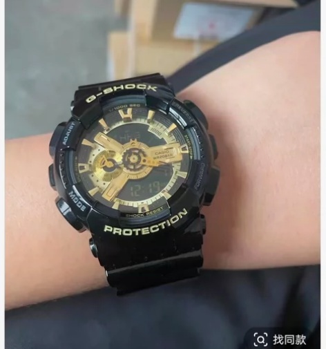 卡西欧 黑金 带过一二次 使用正常 没有瑕...