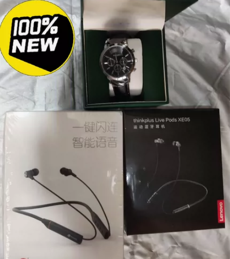 联想蓝牙运动耳机 运动蓝牙耳机 时尚手表 ...