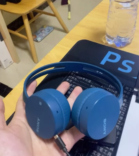 Sony索尼无线耳机WH-CH400兼容蓝...