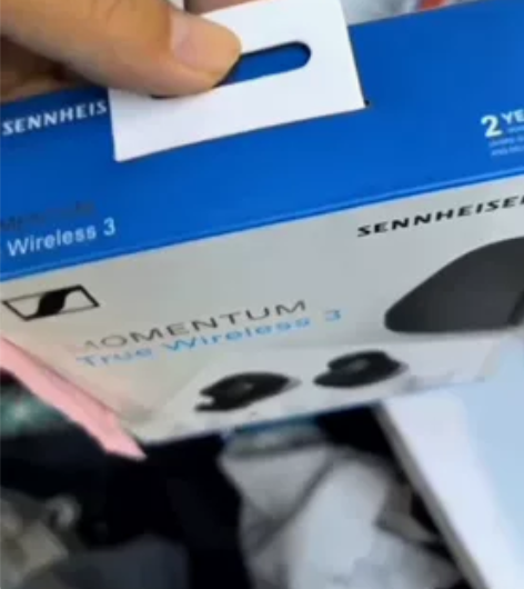 全新未拆封，森海塞尔真无线耳机三代有发票是...